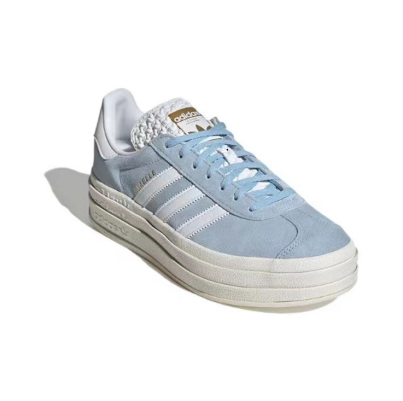 אדידס גאזל- ADIDAS GAZELLE BOLD SHOES Sky blue/white