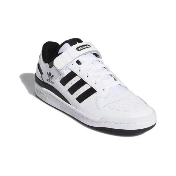 אדידס פורום - ADIDAS FORUM Low White/Black SNEAKERS