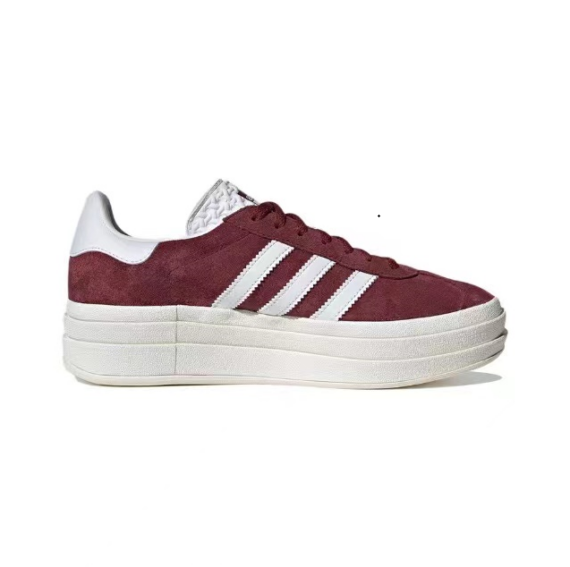 אדידס גאזל- ADIDAS GAZELLE BOLD SHOES Maroon/White
