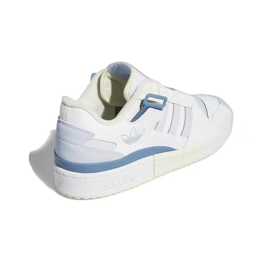 אדידס פורום - ADIDAS FORUM Low White Blue SNEAKERS – תמונה 3