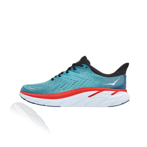 נעלי הוקה - HOKA Clifton 8 Blue Red – תמונה 6