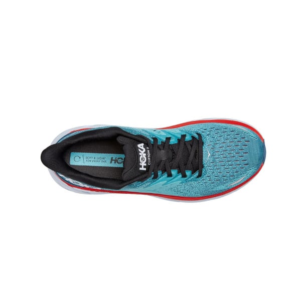 נעלי הוקה - HOKA Clifton 8 Blue Red – תמונה 3