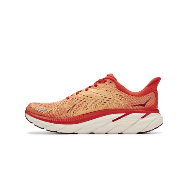 נעלי הוקה - HOKA Clifton 8 Red Yellow – תמונה 4