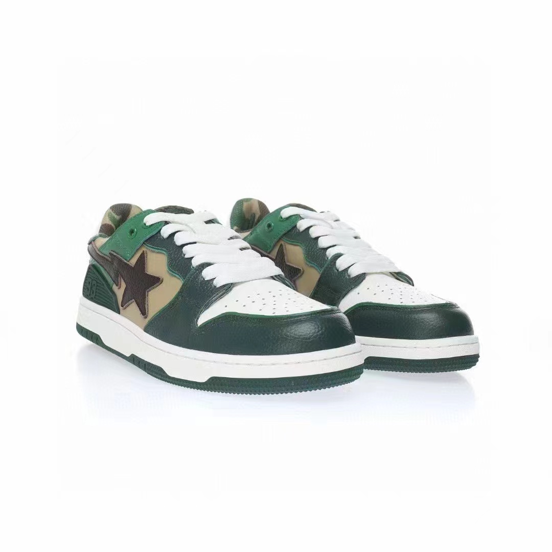 סניקרס BAPE M2 Army Green – תמונה 4