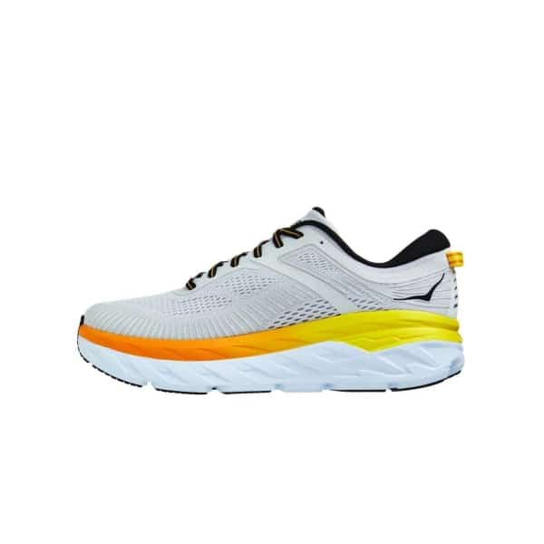 נעלי הוקה - HOKA Bondi 8 White Yellow – תמונה 7