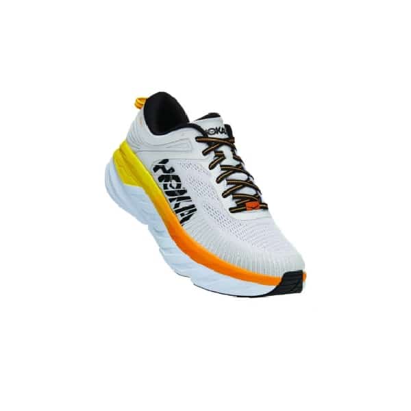 נעלי הוקה - HOKA Bondi 8 White Yellow – תמונה 6