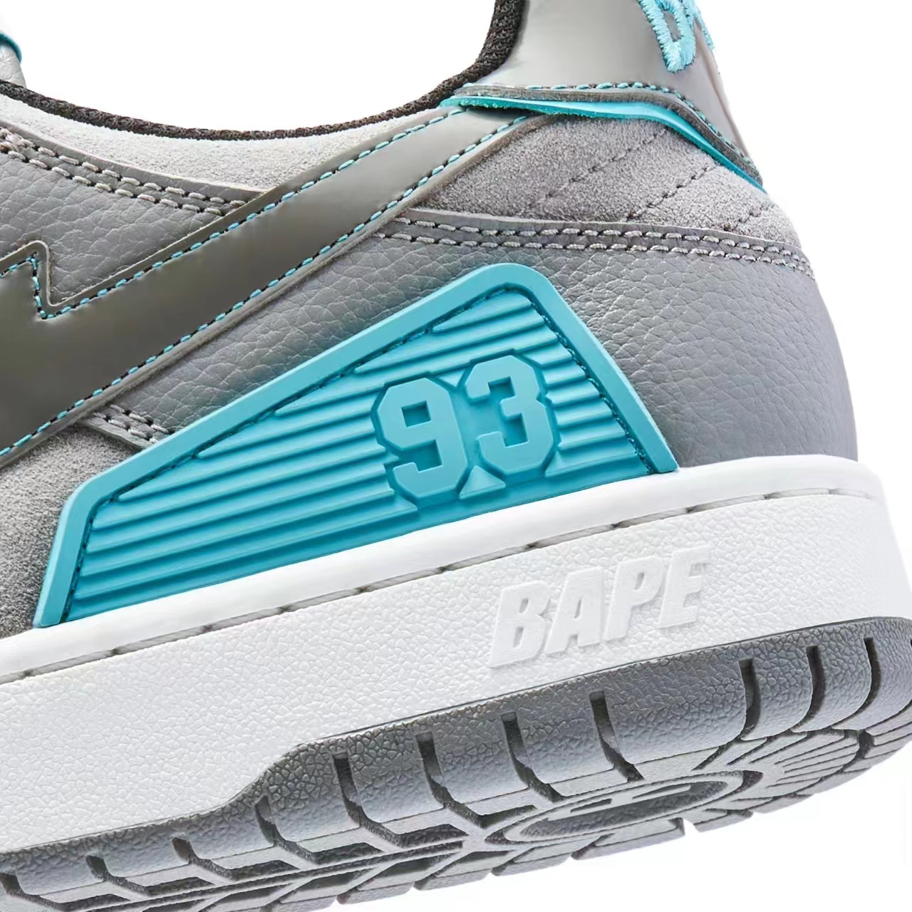 סניקרס BAPE M2 Gray Blue – תמונה 4