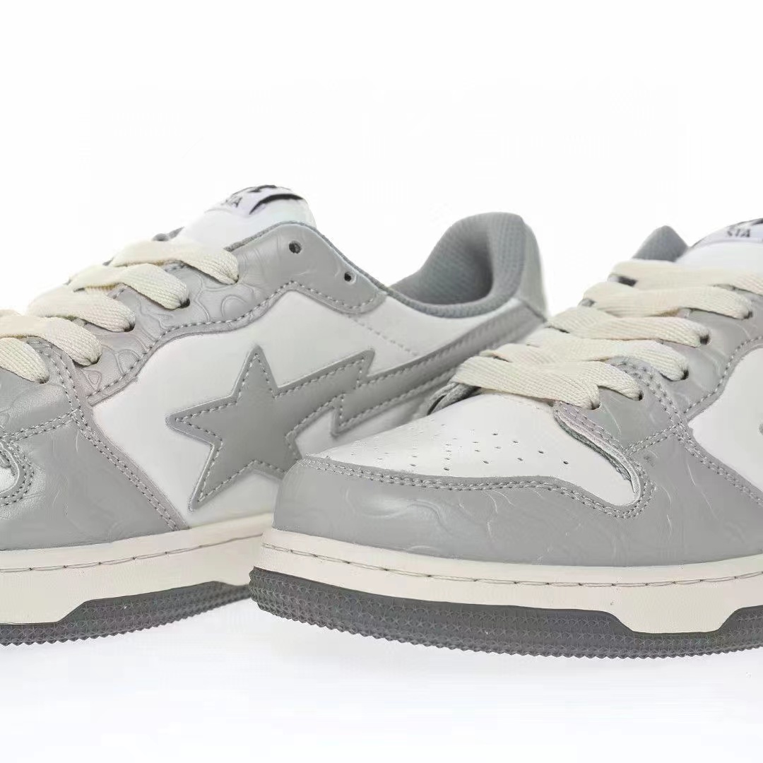 סניקרס BAPE M2 Gray White – תמונה 4