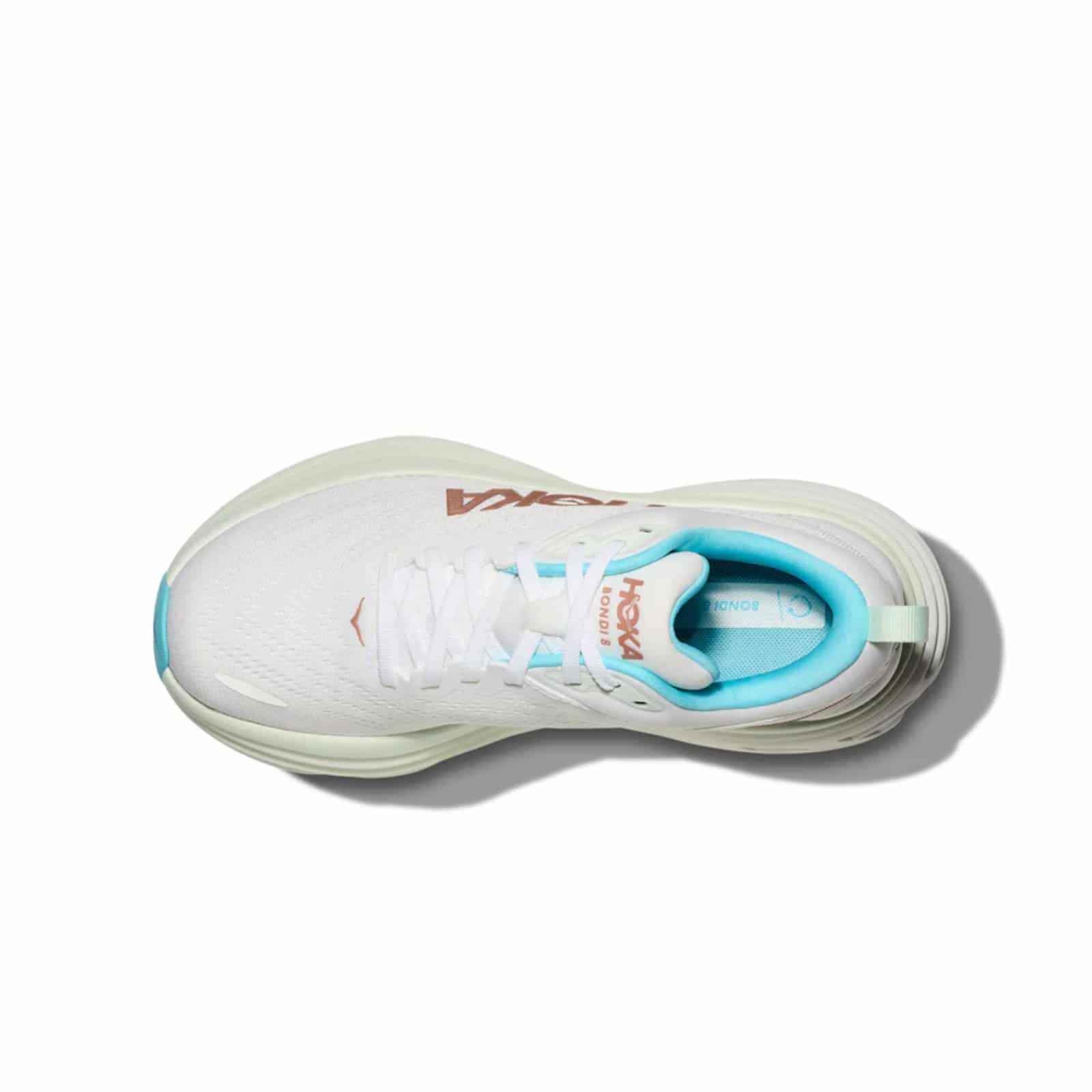 נעלי הוקה - HOKA Bondi 8 White Blue – תמונה 5