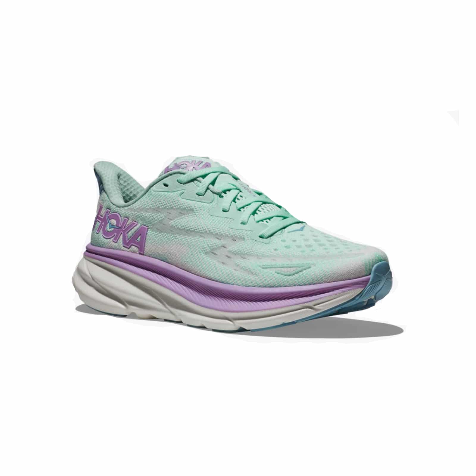 נעלי הוקה - HOKA Clifton 9 Purple Green – תמונה 6