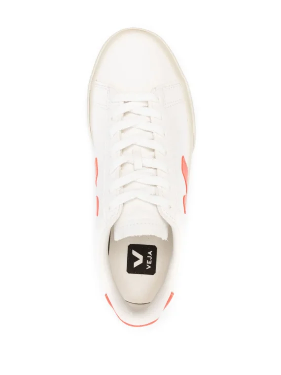 נעלי וג'ה - VEJA SHOES White Orange