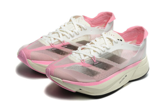 נעלי אדידס-ADIDAS ADIZERO ADIOS PRO 3 Pink Gray