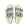 כפכפי בירקנשטוק | Birkenstock Arizona fur Gray