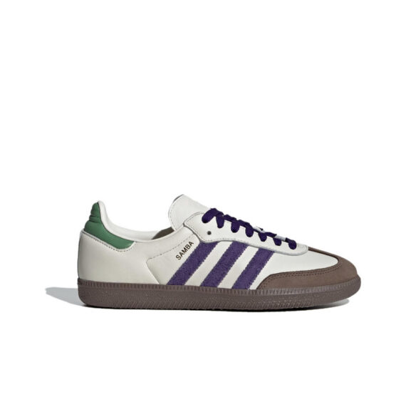 נעלי אדידס סמבה-Samba ADV Sneakers White Brown Blue