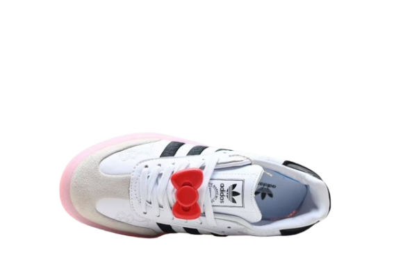 נעלי אדידס- Adidas Sambarose Sneakers White Black Pink