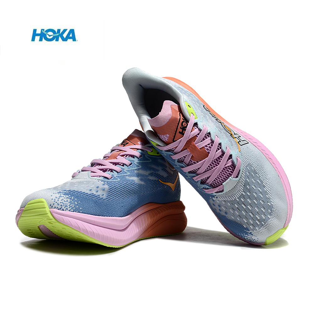 נעלי הוקה - HOKA MACH 6 Sky Blue Pink – תמונה 5