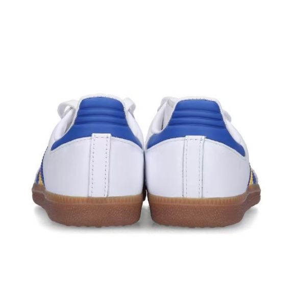 נעלי אדידס סמבה-Samba ADV Sneakers White Blue