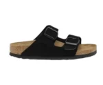 כפכפי בירקנשטוק | Birkenstock Arizona fur Suede Black