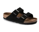 כפכפי בירקנשטוק | Birkenstock Arizona fur Suede Black