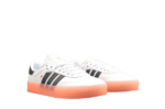 נעלי אדידס- Adidas Sambarose Sneakers White Black Orange