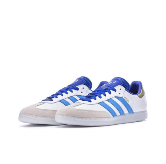 נעלי אדידס סמבה-Samba ADV Sneakers White Blue