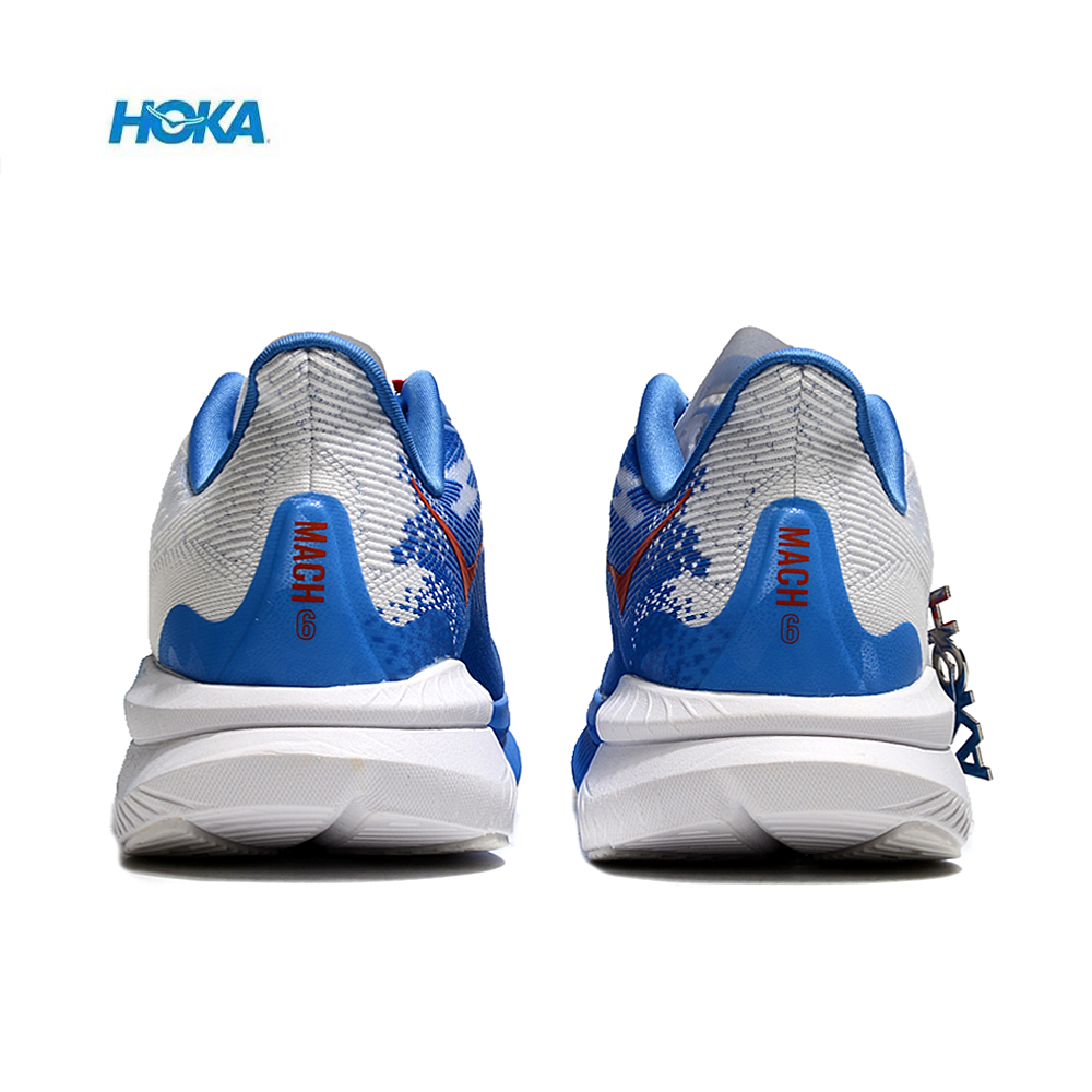 נעלי הוקה - HOKA MACH 6 White Blue – תמונה 3