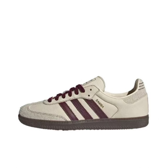 נעלי אדידס סמבה-Samba ADV Sneakers Gray Maroon