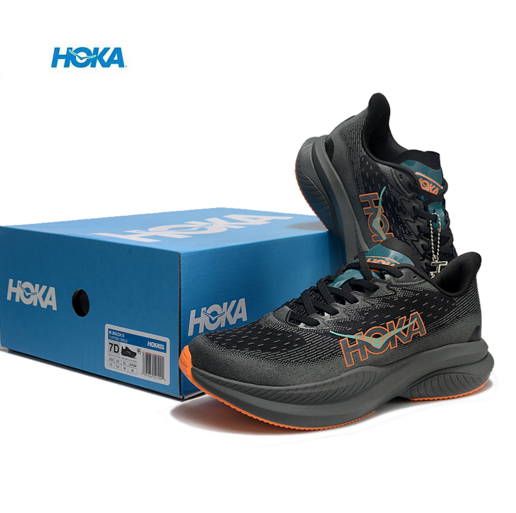 נעלי הוקה - HOKA MACH 6 Black ange – תמונה 3