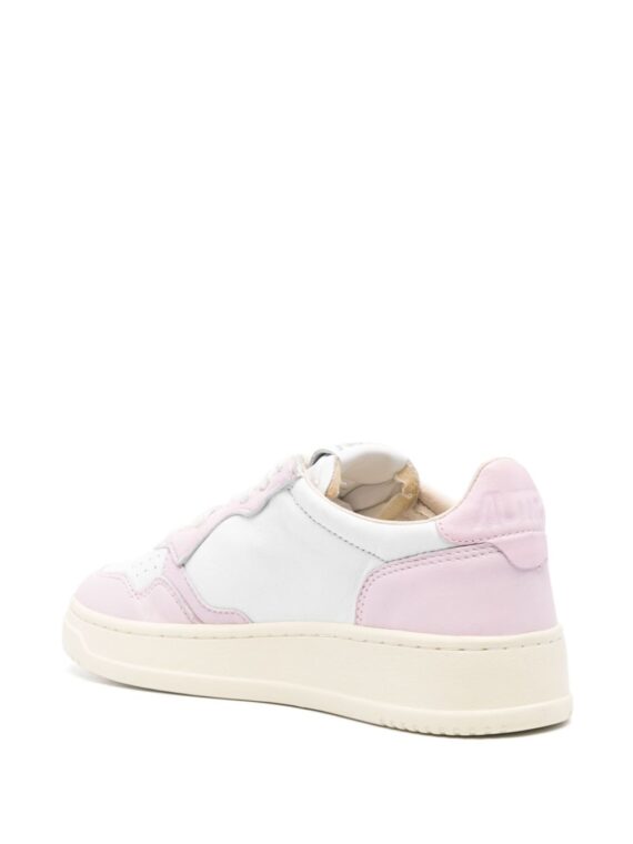 סניקרס - AUTRY Medalist Sneakers White Pink Beige
