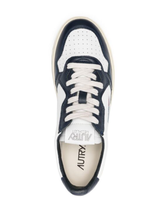 סניקרס - AUTRY Medalist Sneakers White/Midnight Blue
