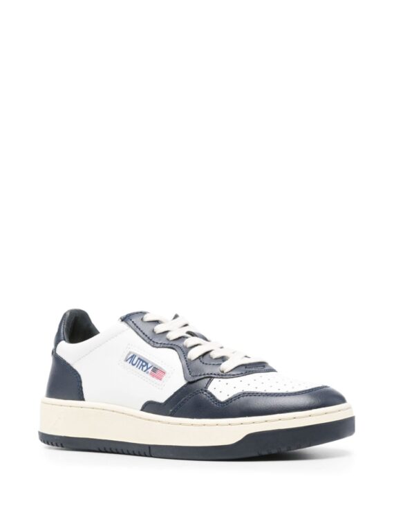 סניקרס - AUTRY Medalist Sneakers White/Midnight Blue