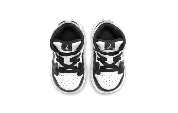 Air Jordan 1 Low White Black ילדים – נייק ג'ורדן – תמונה 3