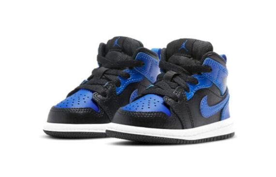Air Jordan 1 Low Black Blue ילדים – נייק ג'ורדן