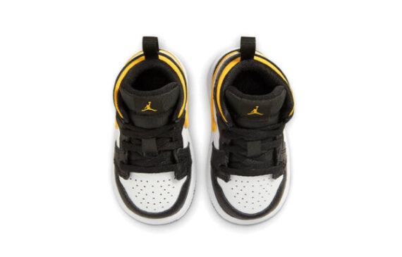 Air Jordan 1 Low Black Yellow White ילדים – נייק ג'ורדן