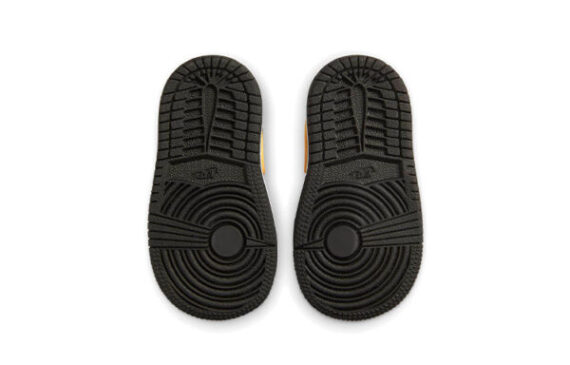 Air Jordan 1 Low Black Yellow White ילדים – נייק ג'ורדן