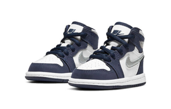Air Jordan 1 Low Blue White ילדים – נייק ג'ורדן