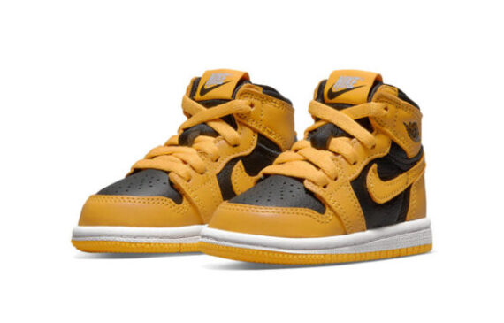Air Jordan 1 Low Yellow Black ילדים – נייק ג'ורדן