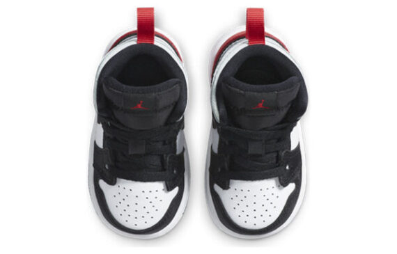 Air Jordan 1 Low Black Red White ילדים – נייק ג'ורדן