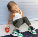 Air Jordan 1 Low Green White ילדים – נייק ג'ורדן
