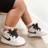 Air Jordan 1 Low Gray White ילדים – נייק ג'ורדן