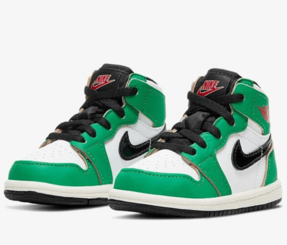 Air Jordan 1 Low Green White ילדים – נייק ג'ורדן