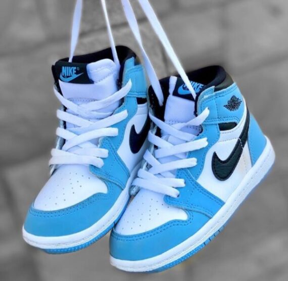 Air Jordan 1 Low Blue White ילדים – נייק ג'ורדן
