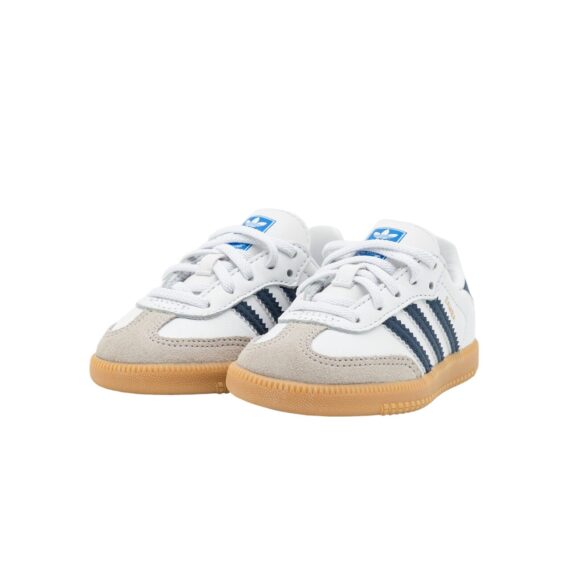 נעלי אדידס לילדים ADIDAS SAMBA KIDS BLUE WHITE