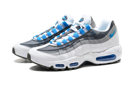 נעלי נייק NIKE AIR MAX 95 WHITE GRAY BLUE TURKIZ