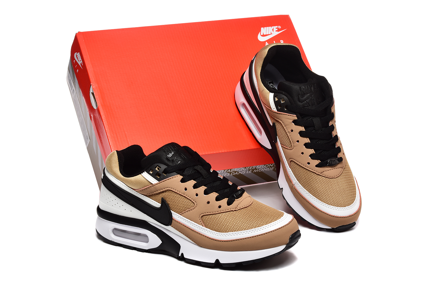 נעלי נייק Nike Air Max BW Perian Brown White Black – תמונה 5