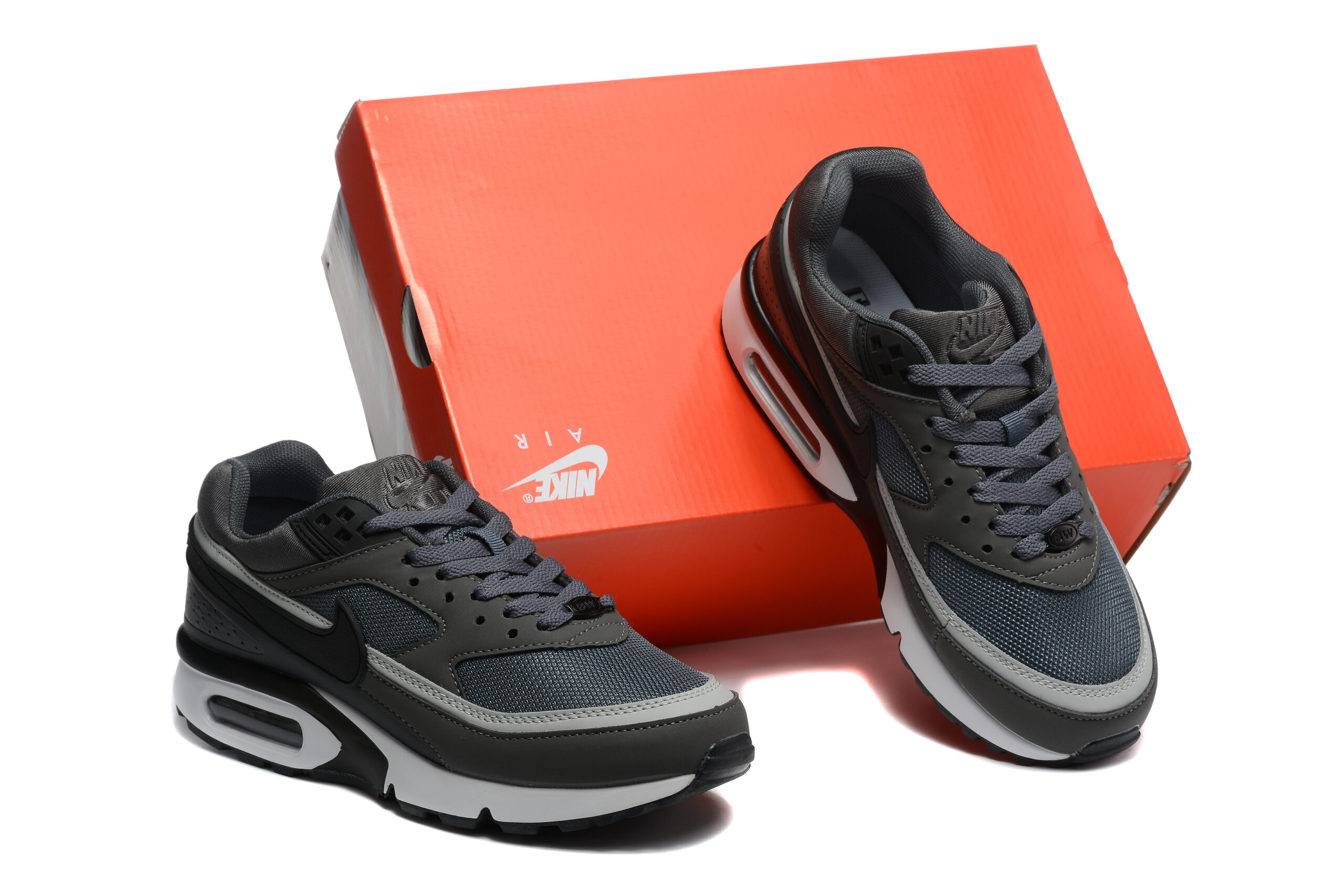 נעלי נייק Nike Air Max BW Perian Black White – תמונה 5