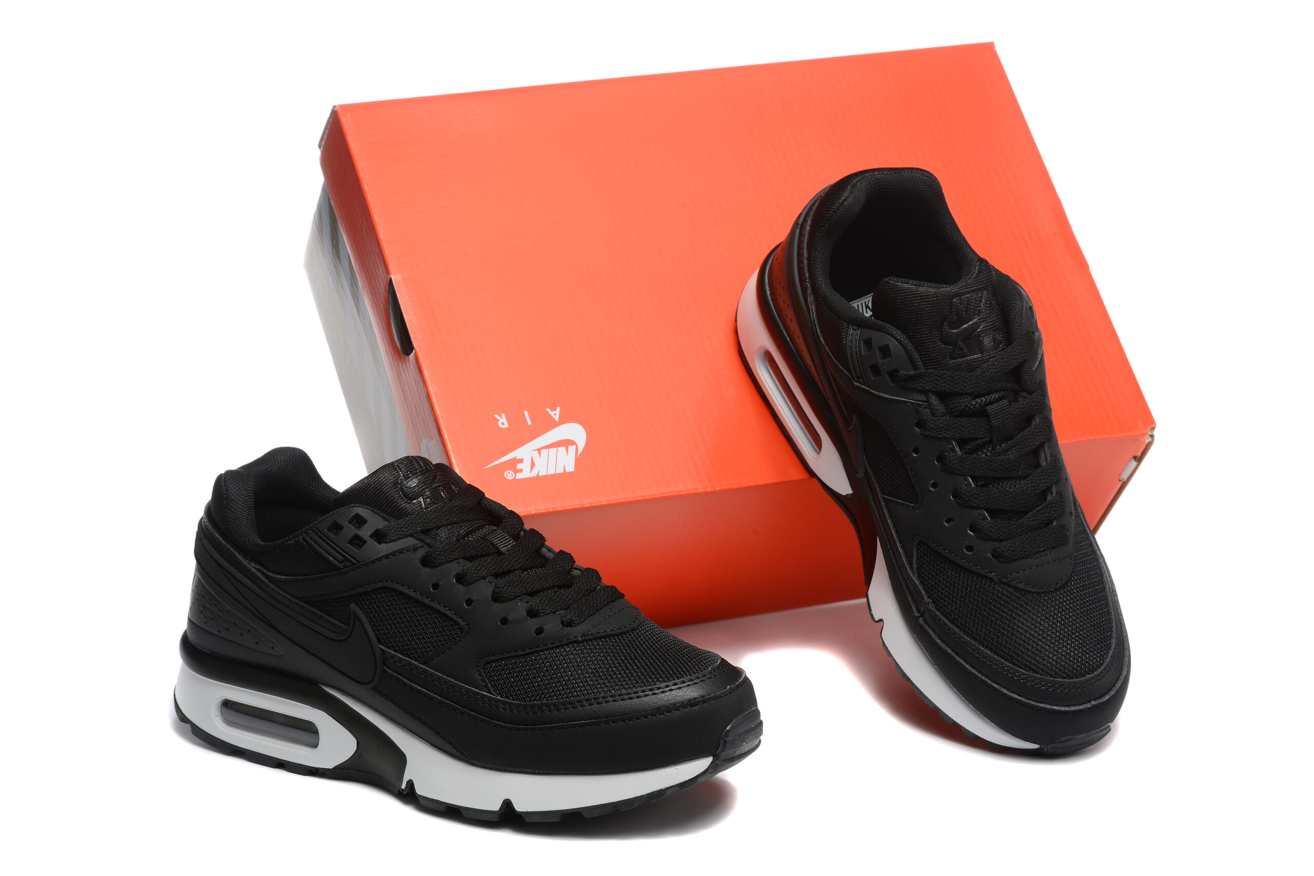 נעלי נייק Nike Air Max BW Perian White Black – תמונה 3