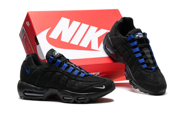 נעלי נייק NIKE AIR MAX 95 BLACK BLUE TURKIZ