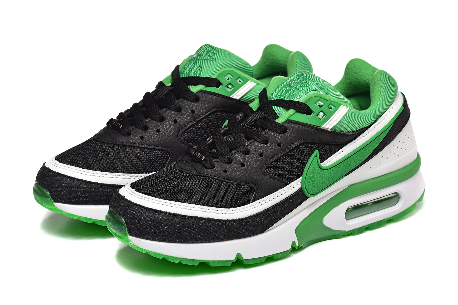 נעלי נייק Nike Air Max BW Perian Green Black White – תמונה 3