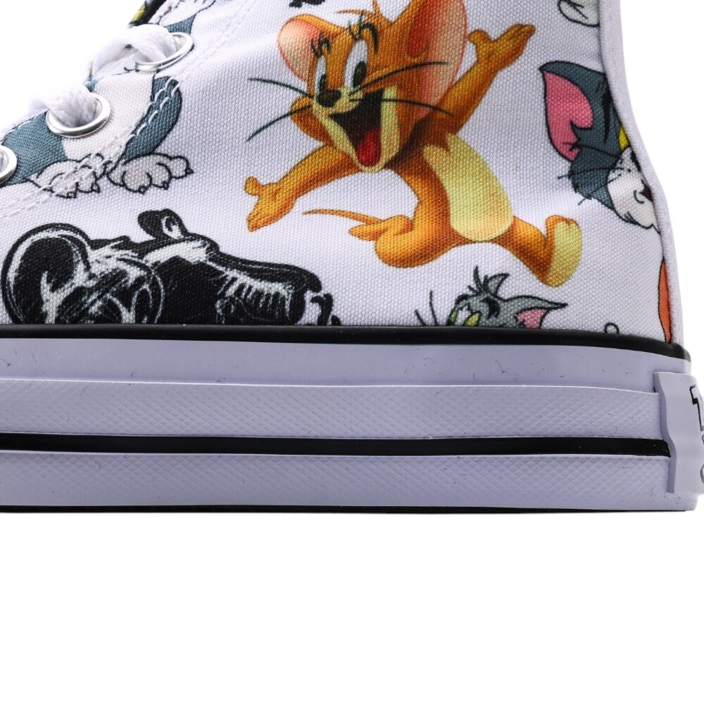 נעלי קונברס-Converse CAT WHITE – תמונה 9